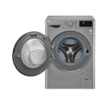 სარეცხი მანქანა LG F-4M5VS6S A 9kg, 1400 RPM Dark Silver open